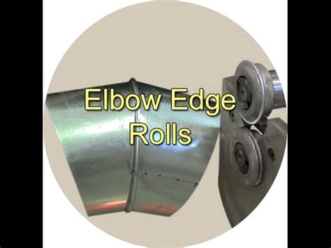 how to roll sheet metal edges|elbow edge roll set.